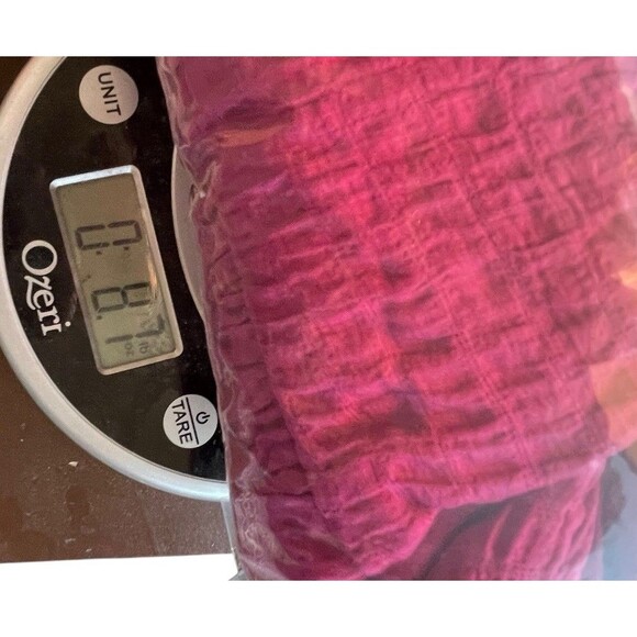 Anthropologie Maeve Juliet Tiered Tunic Mini Dress‎ Size MP fushia Boho - Picture 14 of 14